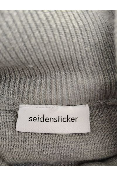 Seidensticker Pánský bavlněný pletený svetr na zip se stojáčkem šedý Vel. L | Seidensticker | obrázek 5