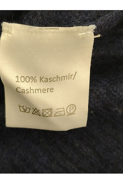 Zwillingsherz Dámský modrý kašmírový pulovr basic Velikost M | Zwillingsherz | obrázek 5