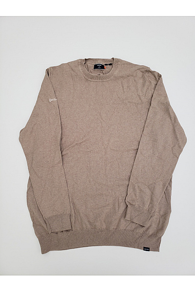 SUPERDRY Béžový Bavlněný Pulovr Basic Vel. 2XL