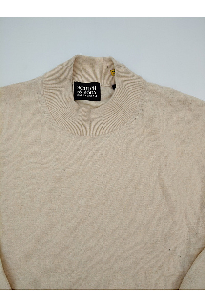 Scotch & Soda Béžový dámský pletený pulovr se stojáčkem basic Velikost S | Scotch & Soda | obrázek 4