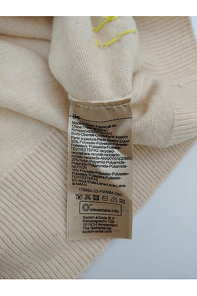 Scotch & Soda Béžový dámský pletený pulovr se stojáčkem basic Velikost S | Scotch & Soda | obrázek 5