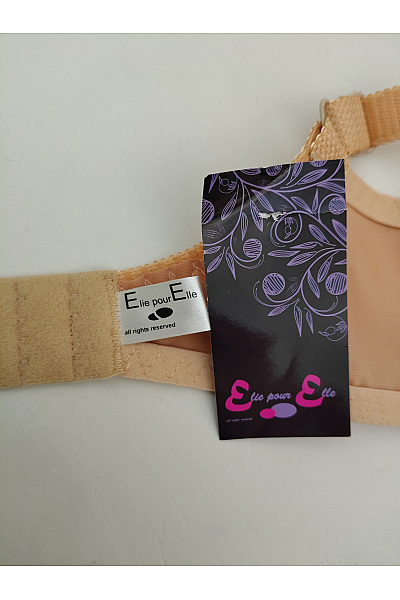 Elie pour Elle Béžová krajková kosticová podprsenka s ozdobami Velikost EU 80D | Elie pour Elle | obrázek 8