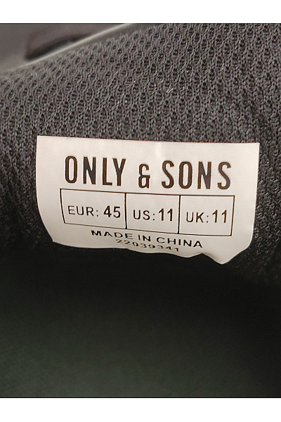 ONLY & SONS Pánské tenisky Vty Černé Velikost EU 45 | ONLY & SONS | obrázek 9