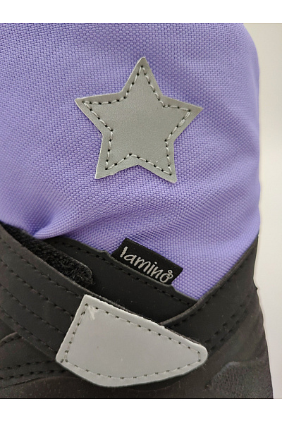 Lamino Dětské fialové zimní sněhule na suchý zip Vel. EU 27 | Lamino | obrázek 8