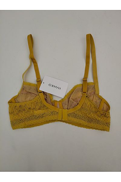 HANRO Žlutá krajková kosticová braletová podprsenka Vel. EU 80B | HANRO | obrázek 4
