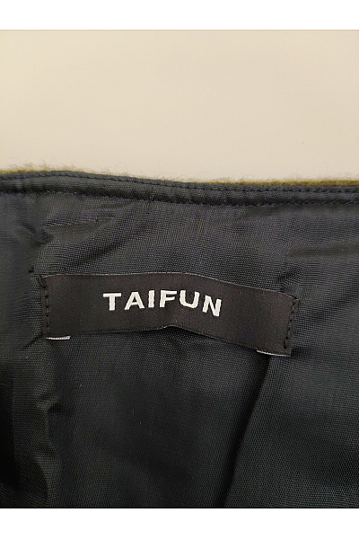 TAIFUN Dámská khaki kostkovaná mini sukně se zipem Vel. DE 36 | TAIFUN | obrázek 5