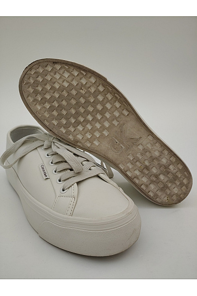 Calvin Klein tenisky Jeans Vulc Flatform Lace Up Lth Bílé Vel. EU 39 | Calvin Klein | obrázek 3
