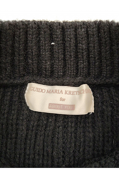 GUIDO MARIA KRETSCHMER Černobílý pruhovaný pletený pulovr oversized Velikost XL | GUIDO MARIA KRETSCHMER | obrázek 6