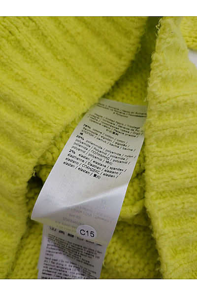 MAX&CO. Dámský oversized pletený pulovr se stojáčkem žlutý Vel. IT S | MAX&CO. | obrázek 7