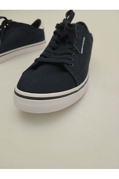 TOMMY HILFIGER Pánské tenisky Core Corporate Vulc Canvas Modré Vel. EU 44 | TOMMY HILFIGER | obrázek 8