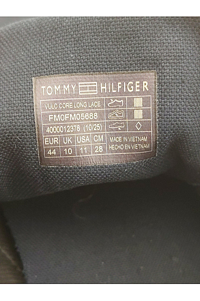 TOMMY HILFIGER Pánské tenisky Core Corporate Vulc Canvas Modré Vel. EU 44 | TOMMY HILFIGER | obrázek 12