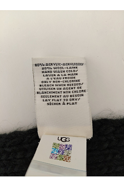 UGG Černá pletená šála s knoflíkem Vel. O/S | UGG | obrázek 7