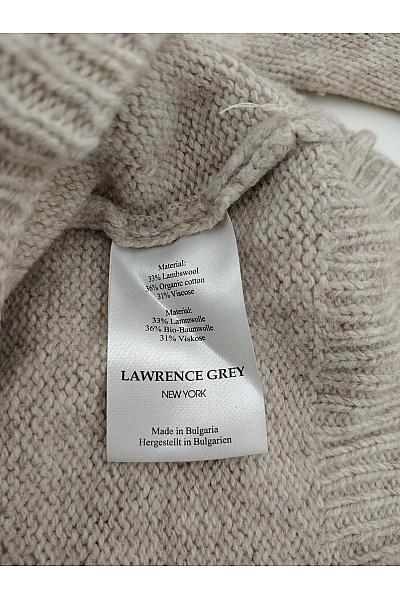 LAWRENCE GREY Dámský béžový pletený pulovr se stojáčkem Velikost 34 | LAWRENCE GREY | obrázek 4