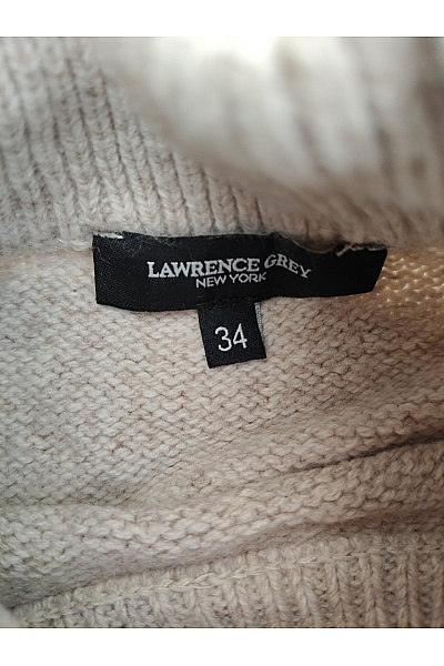 LAWRENCE GREY Dámský béžový pletený pulovr se stojáčkem Velikost 34 | LAWRENCE GREY | obrázek 5