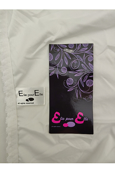 Elie pour Elle Bílé dámské krajkové kalhotky luxusní Vel. EU XL | Elie pour Elle | obrázek 6