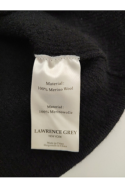 LAWRENCE GREY Černý vlněný dámský rolák merino basic Vel. S | LAWRENCE GREY | obrázek 4