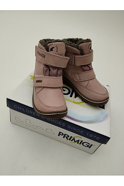 Primigi Dětské růžové kotníkové zimní boty na suchý zip s kožíškem Velikost EU 25 | Primigi | obrázek 9