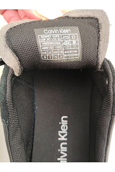 Calvin Klein tenisky Low Pro Cups Wingt Text Lth Sue (HW0HW03226) Černé Velikost EU 38 | Calvin Klein | obrázek 10