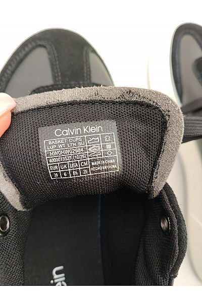 Calvin Klein tenisky Low Pro Cups Wingt Text Lth Sue (HW0HW03226) Černé Velikost EU 38 | Calvin Klein | obrázek 11