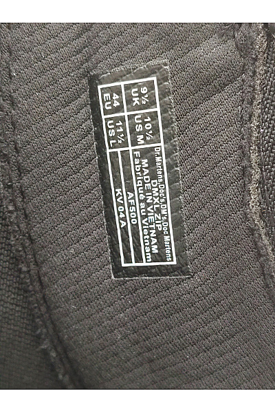 Dr.Martens Černé kotníkové boty na platformě se zipem Velikost 44 | Dr.Martens | obrázek 12