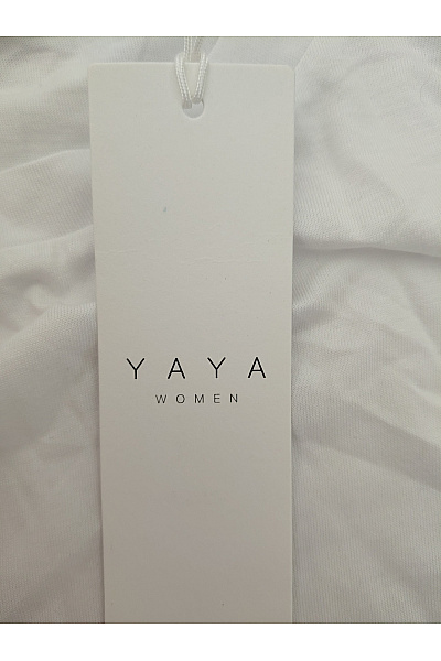 YAYA Bílé basic tričko s krátkým rukávem a kulatým výstřihem Vel. M | YAYA | obrázek 8