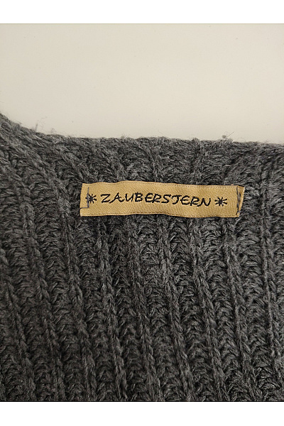 ZAUBERSTERN Šedý pletený kardigan oversized Vel. XXL | ZAUBERSTERN | obrázek 4