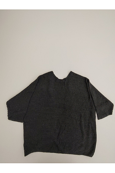 ZAUBERSTERN Šedý pletený kardigan oversized Vel. XXL | ZAUBERSTERN | obrázek 5