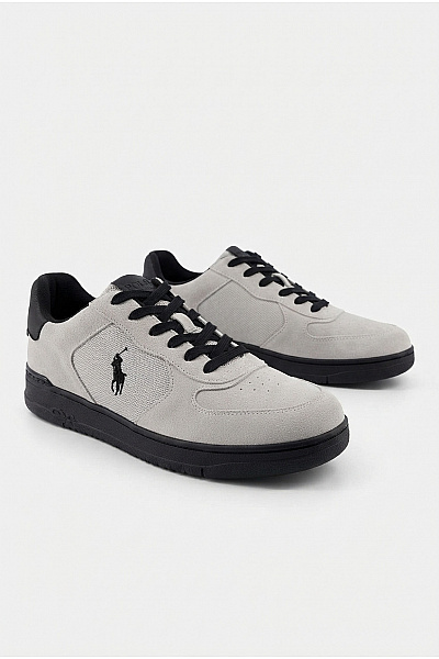 Ralph Lauren Pánské Tenisky Polo Heritage Court II Šedé Vel. EU 46