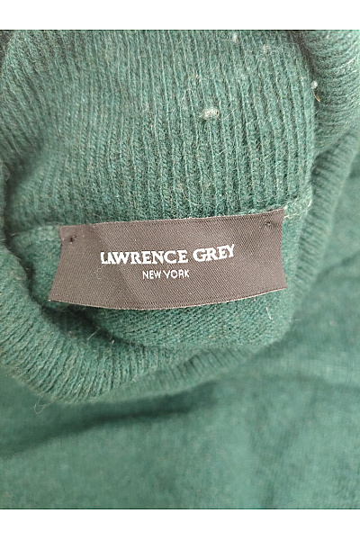 LAWRENCE GREY Dámský kašmírový rolák zelený basic Vel. XL | LAWRENCE GREY | obrázek 4