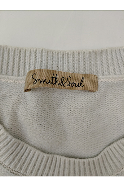 Smith & Soul Dámský pruhovaný pulovr se spadlými rameny Velikost S | Smith & Soul | obrázek 3