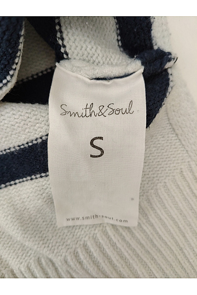 Smith & Soul Dámský pruhovaný pulovr se spadlými rameny Velikost S | Smith & Soul | obrázek 4
