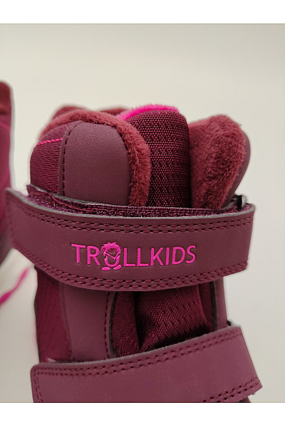 TROLLKIDS Dětské fialové kotníkové zimní sněhule na suchý zip Velikost 31 | TROLLKIDS | obrázek 10