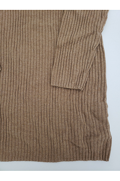 Mason´s Dámský vlněný rolák hnědý žebrovaný oversized Velikost S | Mason´s | obrázek 3
