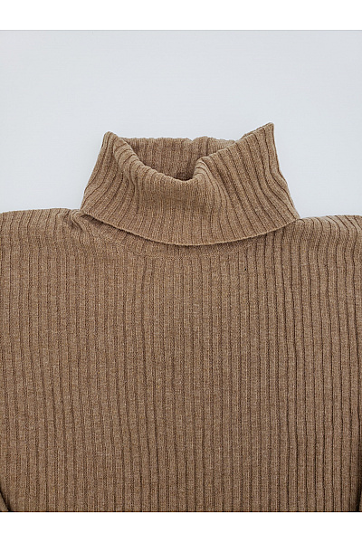 Mason´s Dámský vlněný rolák hnědý žebrovaný oversized Velikost S | Mason´s | obrázek 4