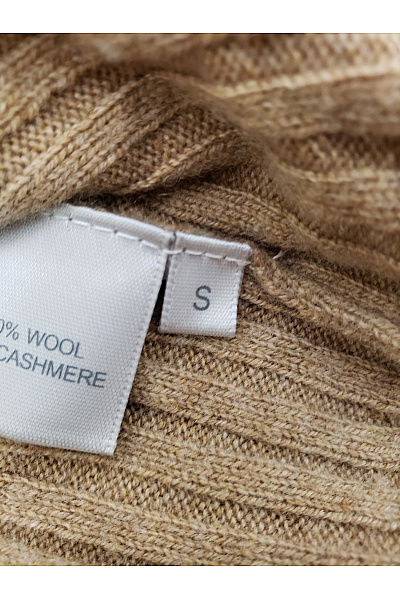 Mason´s Dámský vlněný rolák hnědý žebrovaný oversized Velikost S | Mason´s | obrázek 8