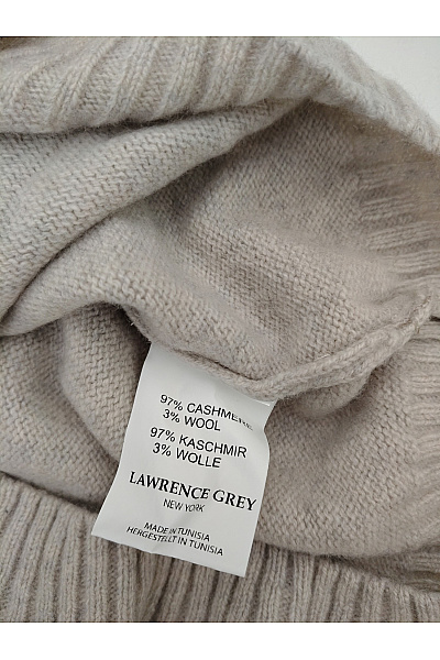LAWRENCE GREY Béžový kašmírový pulovr basic Vel. M | LAWRENCE GREY | obrázek 5