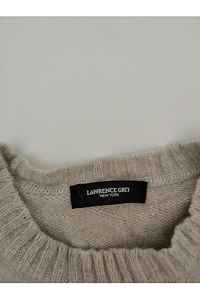 LAWRENCE GREY Béžový kašmírový pulovr basic Vel. M | LAWRENCE GREY | obrázek 6