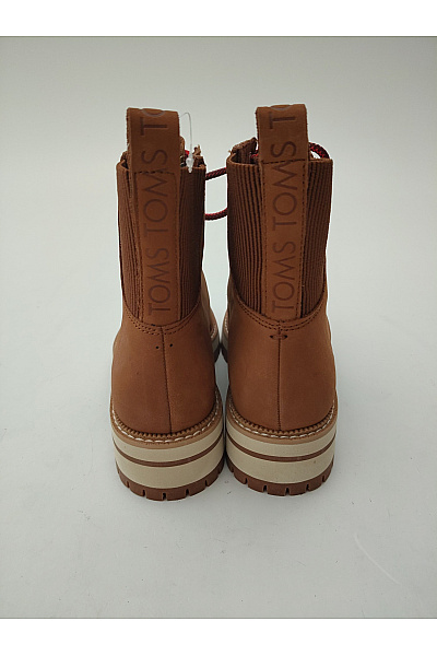 TOMS Hnědé kotníkové šněrovací boty s platformou Vel. US 7.5 | TOMS | obrázek 4