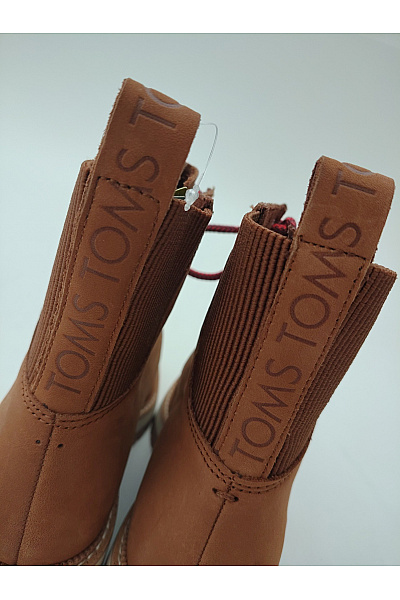 TOMS Hnědé kotníkové šněrovací boty s platformou Vel. US 7.5 | TOMS | obrázek 5