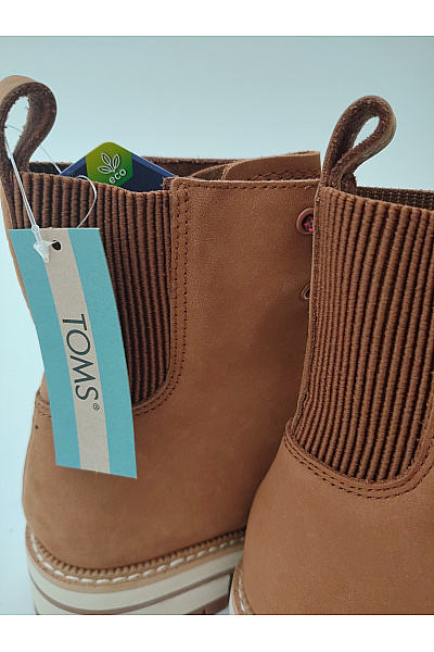 TOMS Hnědé kotníkové šněrovací boty s platformou Vel. US 7.5 | TOMS | obrázek 9