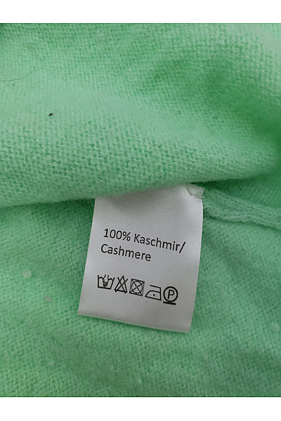 Zwillingsherz Dámská kašmírová mikina s kapucí zelená Vel. L | Zwillingsherz | obrázek 5