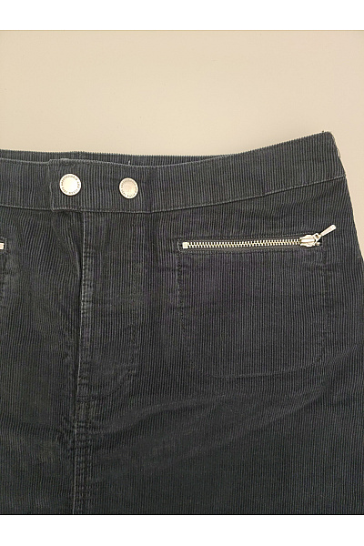 Abercrombie&Fitch Černá bavlněná mini sukně se zipem a kapsami Vel. M | Abercrombie&Fitch | obrázek 4