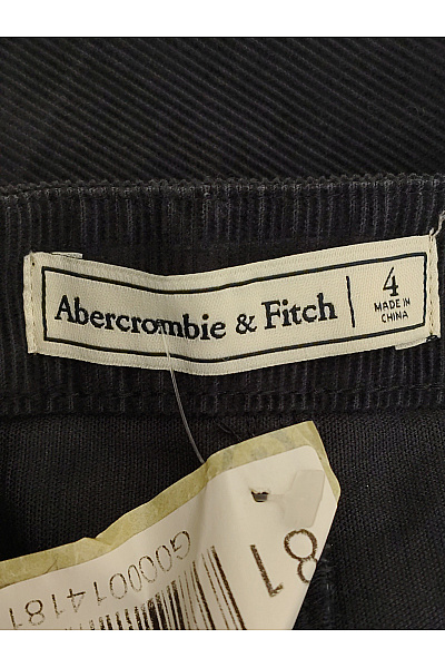 Abercrombie&Fitch Černá bavlněná mini sukně se zipem a kapsami Vel. M | Abercrombie&Fitch | obrázek 6