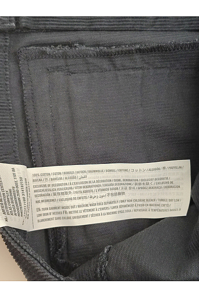Abercrombie&Fitch Černá bavlněná mini sukně se zipem a kapsami Vel. M | Abercrombie&Fitch | obrázek 7