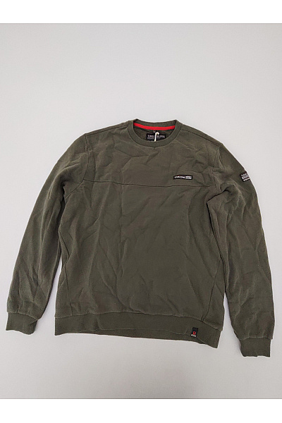 TIMEZONE Pánská khaki mikina crewneck bez potisku Velikost XL | TIMEZONE | obrázek 2