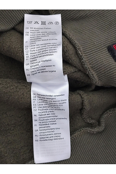 TIMEZONE Pánská khaki mikina crewneck bez potisku Velikost XL | TIMEZONE | obrázek 5