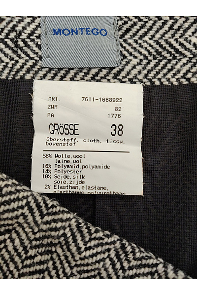 Montego Dámská vlněná pouzdrová sukně mini Velikost EU 38 | Montego | obrázek 7