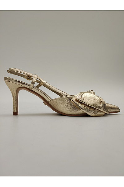 Lipsy Zlaté elegantní společenské lodičky s mašlí a volnou patou Vel. 5/38 | Lipsy | obrázek 7