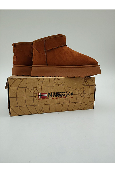 Geographical Norway Hnědé kotníkové válenky na platformě Velikost EU 40 | Geographical Norway | obrázek 7