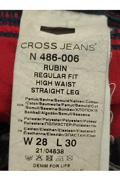 Cars Jeans Dámské bavlněné džíny s vysokým pasem rovné Vel. EU 38 | Cars Jeans | obrázek 9
